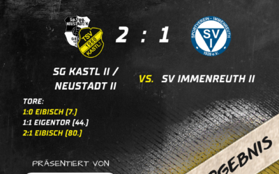SG Kastl/ Neustadt gegen SV Immenreuth 2